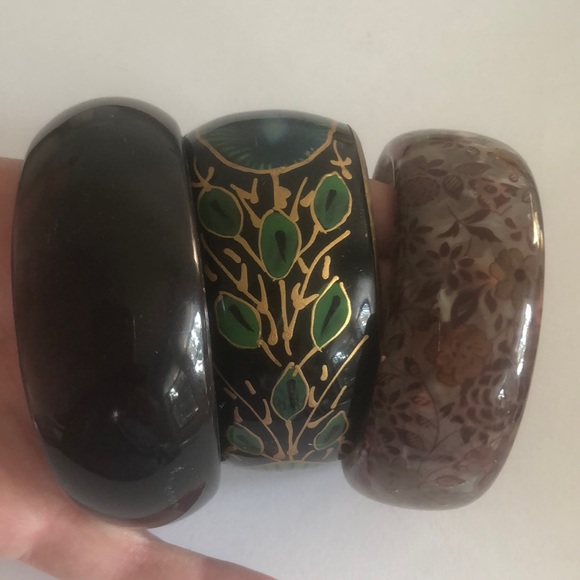 Set of 3 vintage bangles - Picture 1 of 3
